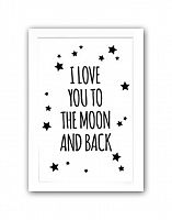 постер to the white moon and back а3 в Таганроге