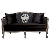 диван «комплимент» fornasetti прямой черный в Таганроге