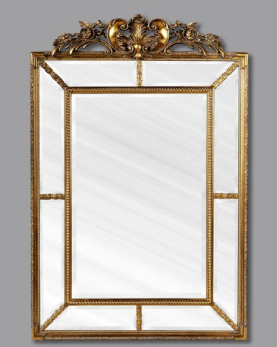 зеркало прямоугольное настенное золото ланкастер antique gold в Таганроге