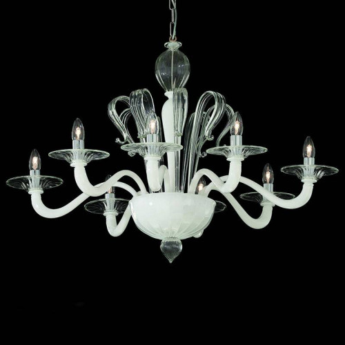 подвесная люстра ideal lux sogno sp8 bianco в Таганроге