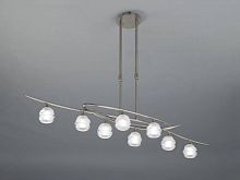 подвесная люстра mantra loop satin nickel 1810 в Таганроге