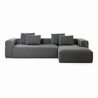 диван blok sofa 3 правый угол темно-серый от la forma (ex julia grup) в Таганроге