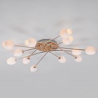потолочная люстра eurosvet tulip 30135 золото в Таганроге