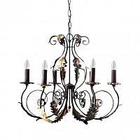 люстра 4962/6_v0580 от mm lampadari коричневая в Таганроге
