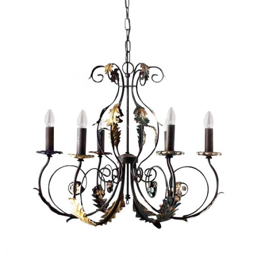 люстра 4962/6_v0580 от mm lampadari коричневая в Таганроге