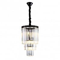 подвесная люстра newport 31110/s black+gold в Таганроге