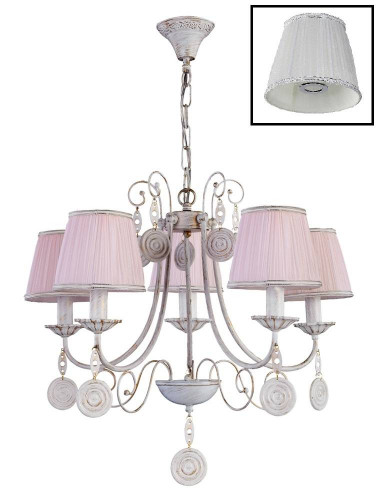 подвесная люстра crystal lux emilia sp5 в Таганроге