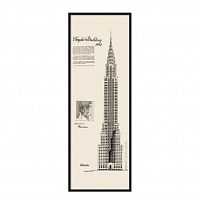 постер chrysler building черный в Таганроге