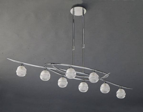 подвесная люстра mantra loop chrome 1800 в Таганроге