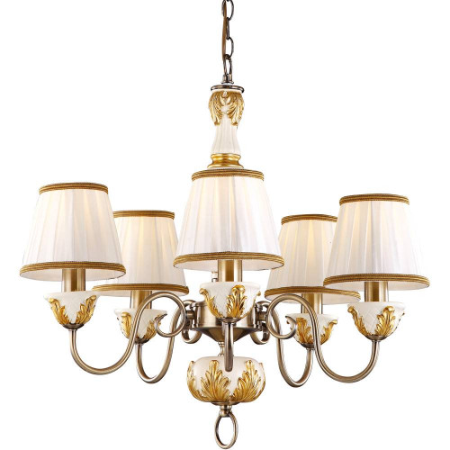 подвесная люстра arte lamp benessere a9570lm-5wg в Таганроге