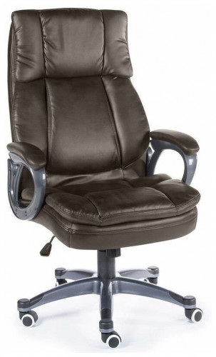 кресло для руководителя norden chairs мэдисон, обивка: искусственная кожа, цвет: экокожа темно-коричневая в Таганроге