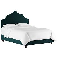 кровать двуспальная 160х200 зеленая camille light peacock velvet в Таганроге