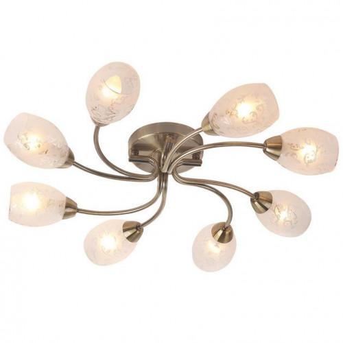 потолочная люстра idlamp carmina 201/8pf-oldbronze в Таганроге