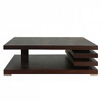 столик журнальный milano dark brown коричневый в Таганроге