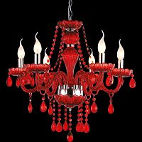 подвесная люстра arte lamp teatro a3964lm-6rd в Таганроге