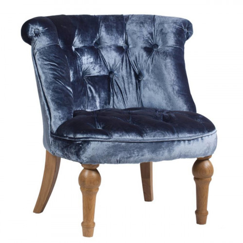 кресло sophie tufted синее в Таганроге
