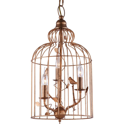 подвесная люстра arte lamp gabbia a1865sp-3bg в Таганроге