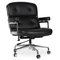 кресло eames style lobby chair черное в Таганроге