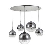 подвесная люстра maytoni fermi p140-pl-170-5-n в Таганроге