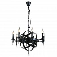подвесная люстра lussole loft iv lsp-9300 черная в Таганроге