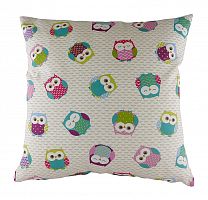 подушка с принтом owl print pink в Таганроге