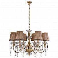 подвесная люстра crystal lux alegria sp6 gold-brown в Таганроге