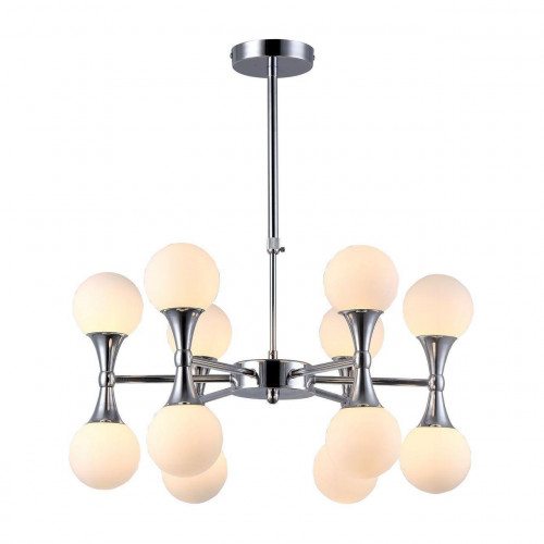 подвесная люстра arte lamp a9162lm-12cc белая в Таганроге