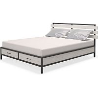 кровать двуспальная 160х200 белая neo loft в Таганроге
