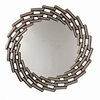 зеркало большое круглое в витой раме silver leaf в Таганроге