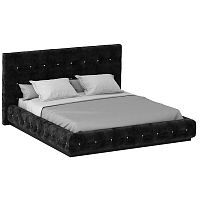 кровать двуспальная 160х200 черная kristal black в Таганроге