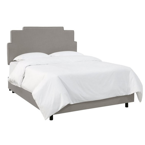 кровать двуспальная 180х200 серая paxton gray linen в Таганроге
