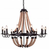 подвесная люстра arte lamp marsiglia a8956lm-12bk черная в Таганроге