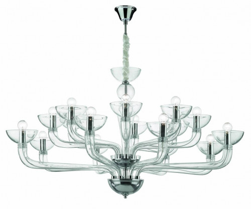подвесная люстра ideal lux casanova sp16 trasparente в Таганроге