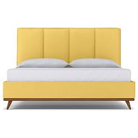 кровать двуспальная 180х200 желтая carter gold в Таганроге