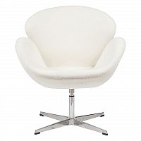 кресло swan chair белое в Таганроге