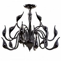 потолочная люстра lightstar cigno collo bk 751187 в Таганроге