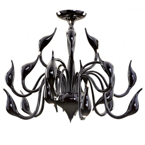 потолочная люстра lightstar cigno collo bk 751187 в Таганроге