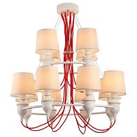 подвесная люстра arte lamp sergio a3325lm-8-4wh в Таганроге