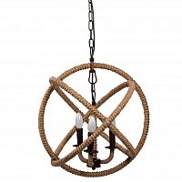 люстра foucault's orb rustic iron бежевая, коричневая в Таганроге
