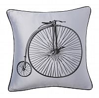 подушка с ретро-велосипедом retro bicycle grey в Таганроге