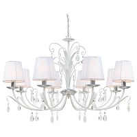 подвесная люстра arte lamp romana snow a1743lm-8wh в Таганроге
