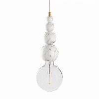подвесной светильник marmor slipp bianco brass в Таганроге
