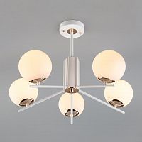 потолочная люстра eurosvet lucas 70092/5 белая в Таганроге