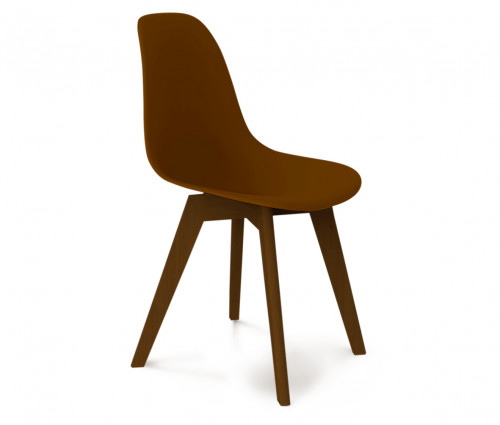 стул dsw коричневый s39 (eames style) в Таганроге