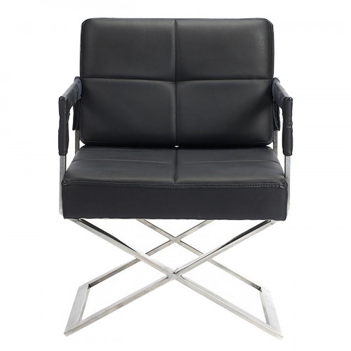 кресло aster x chair кожа черное в Таганроге
