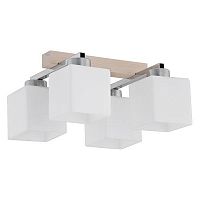 потолочная люстра tk lighting 282 toni 4 бежевая в Таганроге
