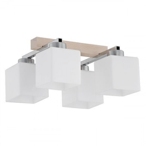 потолочная люстра tk lighting 282 toni 4 бежевая в Таганроге
