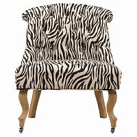 кресло amelie french country chair черно-белое в Таганроге