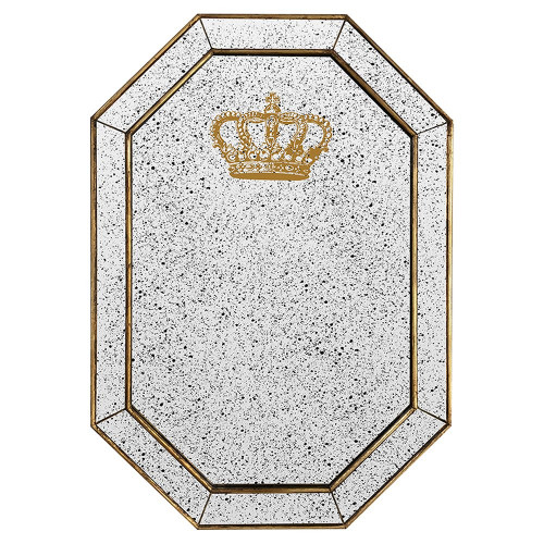 зеркало состаренное восьмиугольное с короной crown в Таганроге
