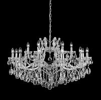 подвесная люстра crystal lux hollywood sp12+6 chrome хром в Таганроге